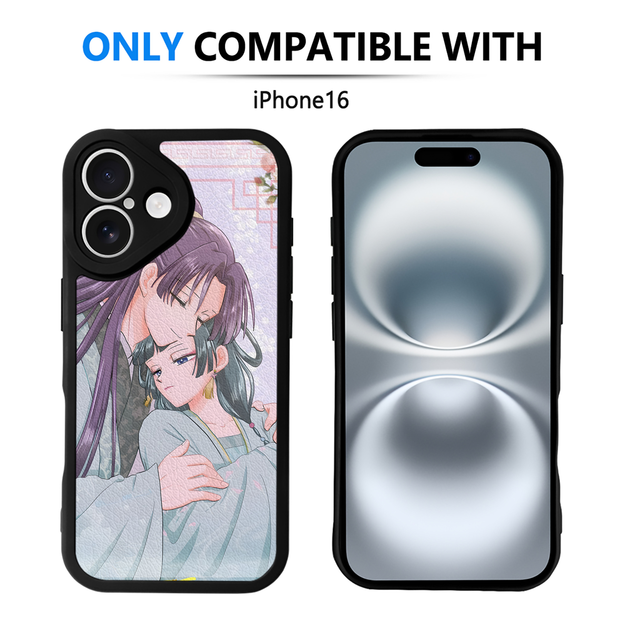 （画像用） 薬屋のひとりごと The Apothecary Diaries 【iPhone 16シリーズ対応】シリコンスマホケース（レザー調） 材質：シリコン